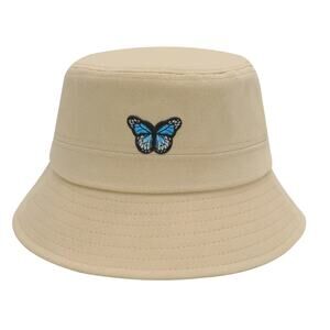 ZLYC Butterfly Embroidered Bucket Hat NEW